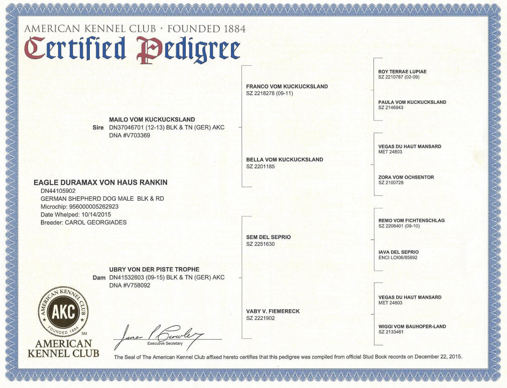 THE MAX SERIES PEDIGREE PRICE intelligence overview